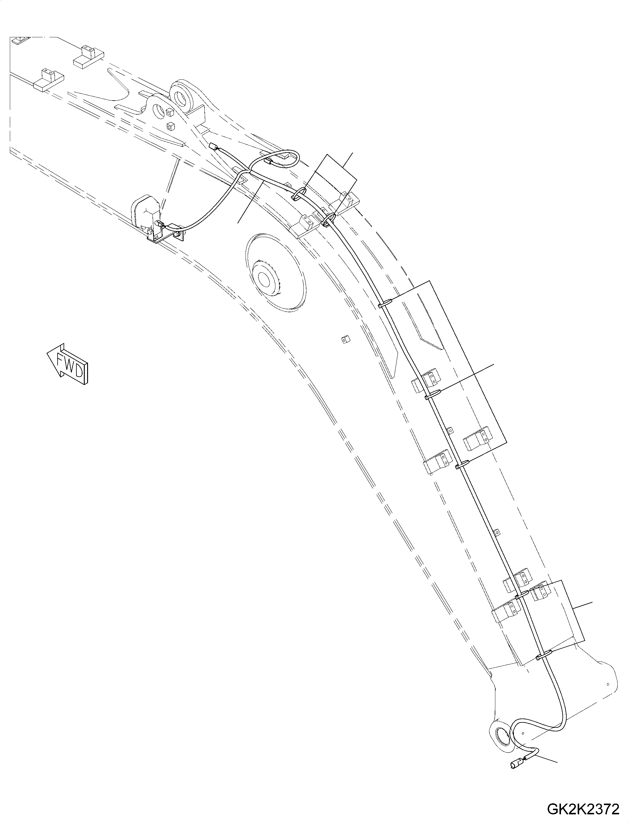 Wiring Harness, Boom 20E-06-41331 KOMATSU