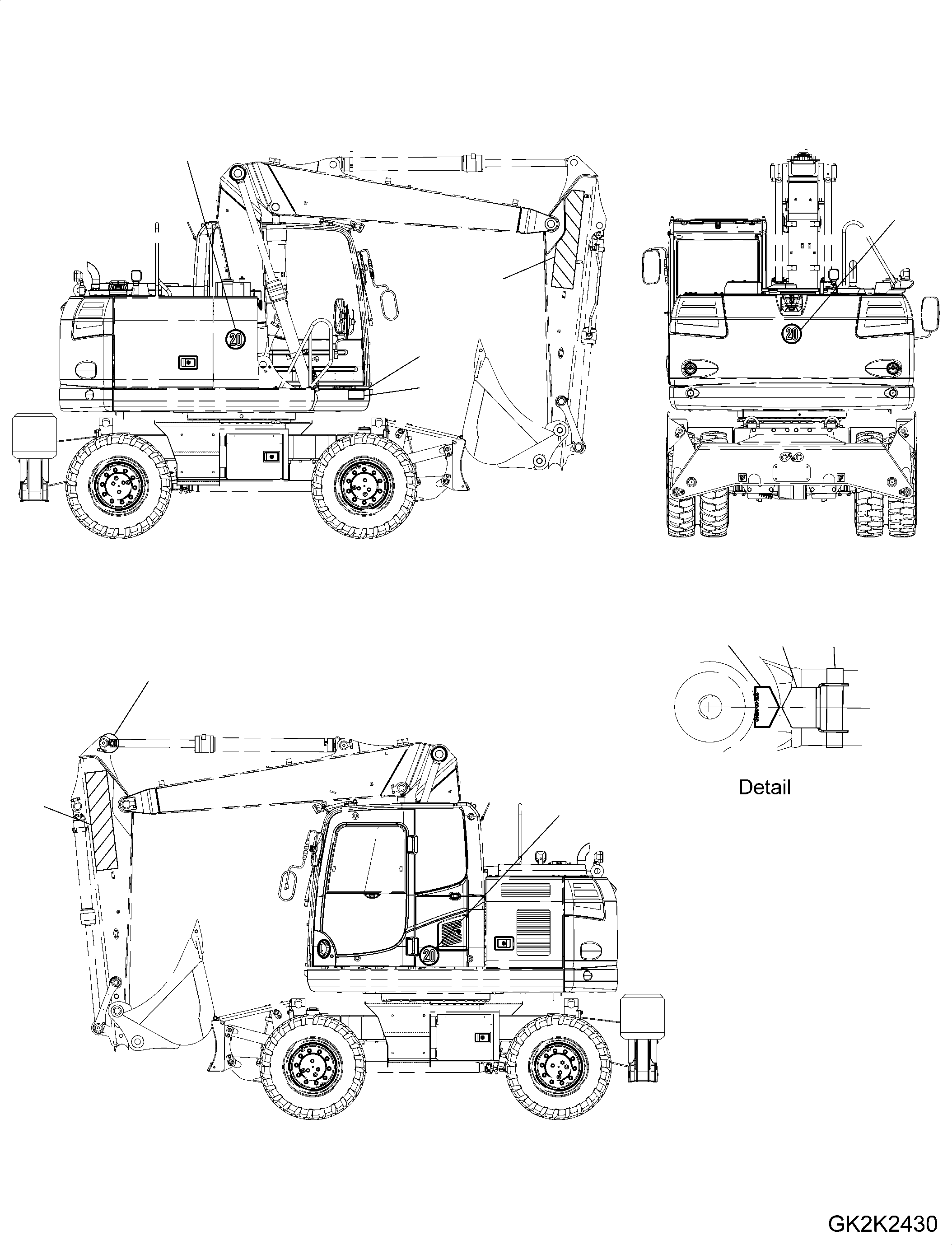 Табличка фирменная (ограниченная поставка) (09602-03080) KOMATSU