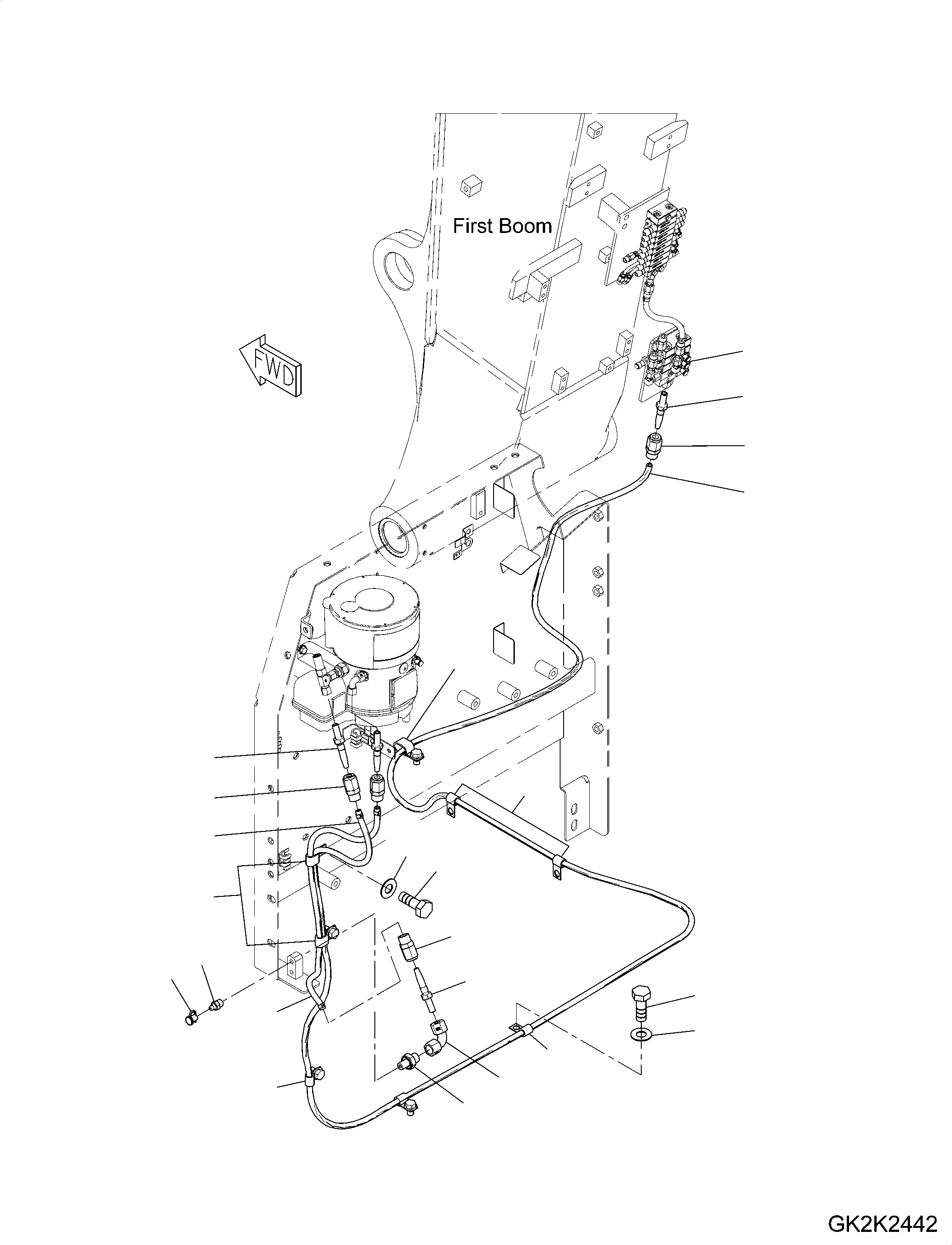 Feeder, Boom (20G-09-50160) KOMATSU