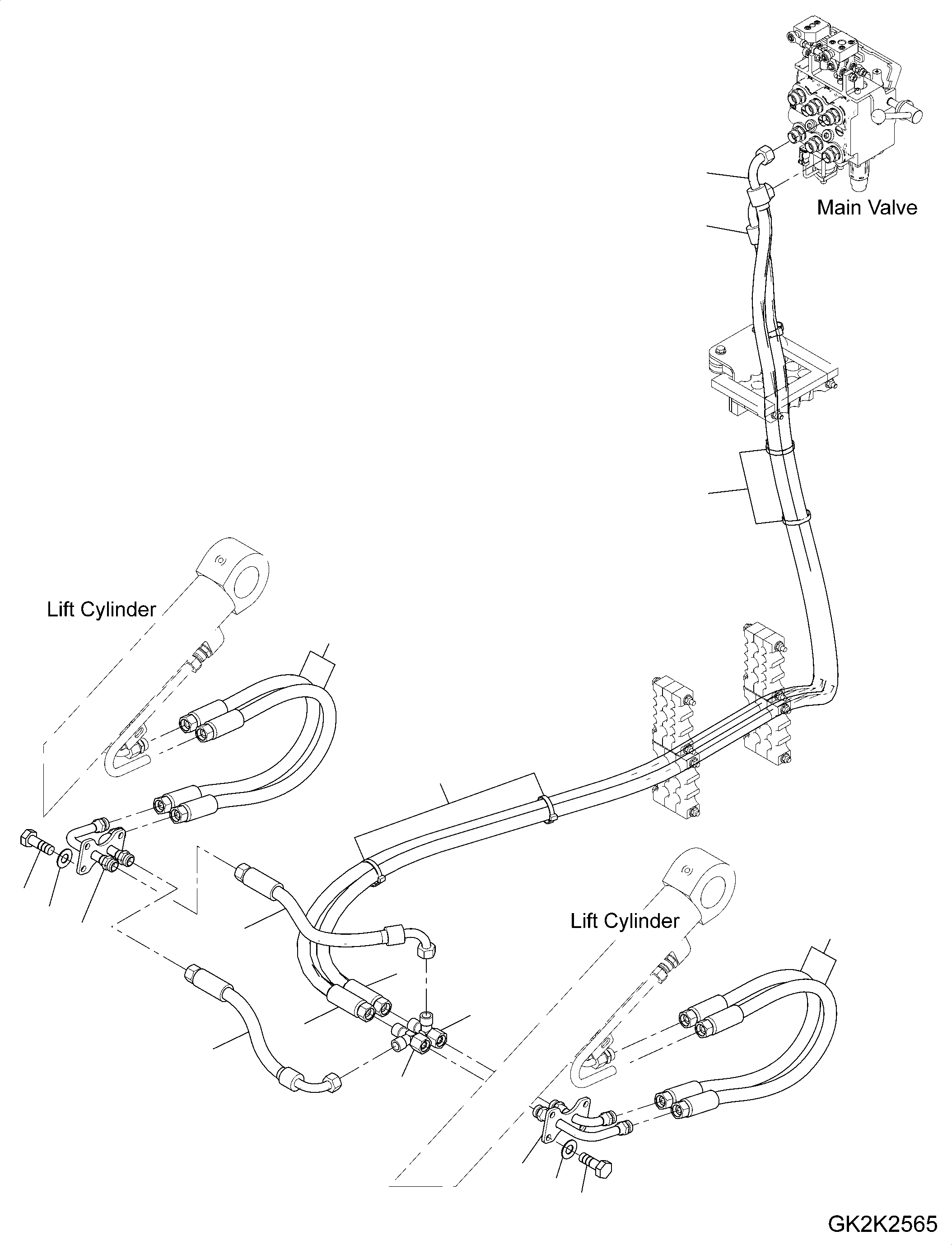 HOSE, 2630MM 42U-09-H4280 KOMATSU