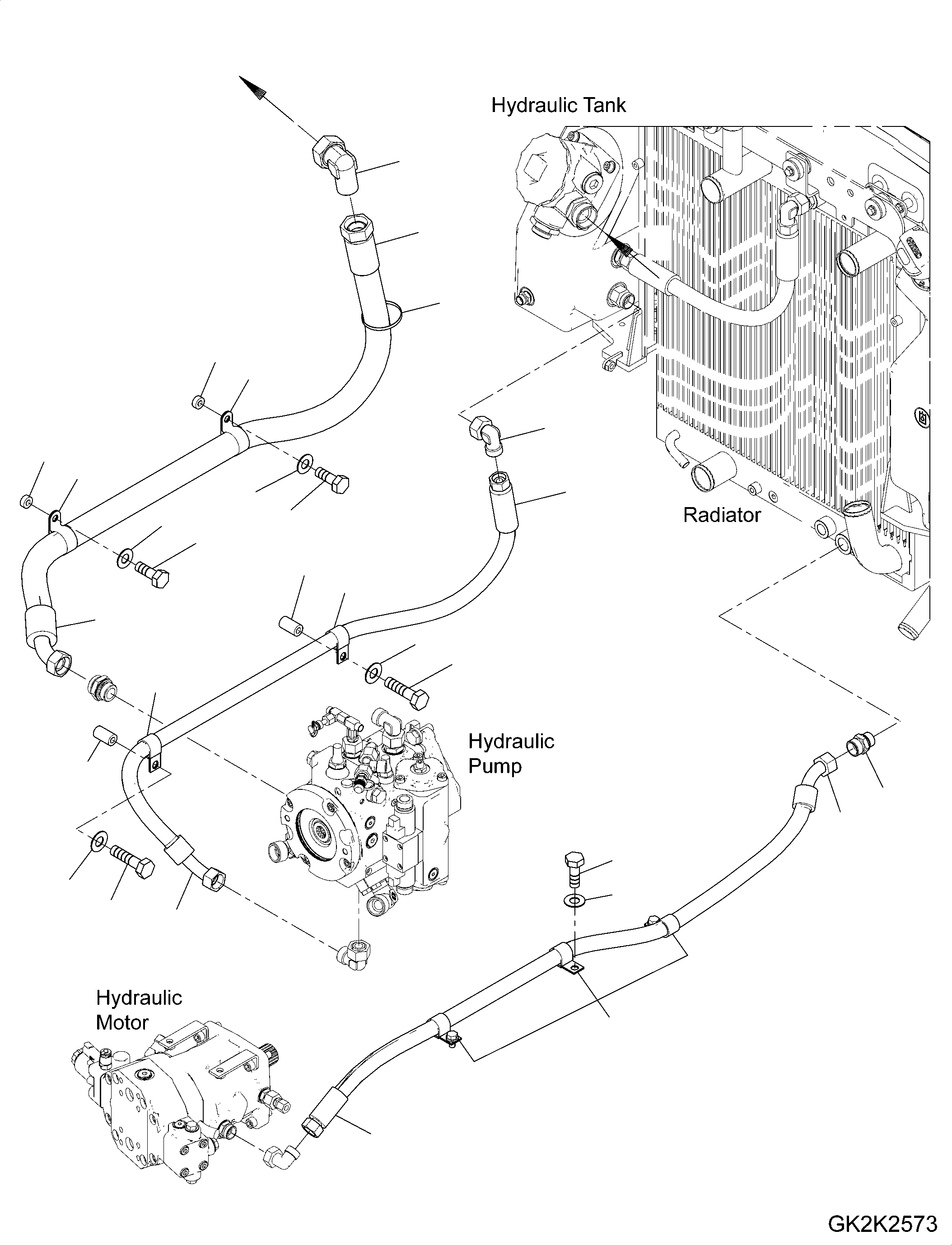 Шланг 42U-18-41030 KOMATSU