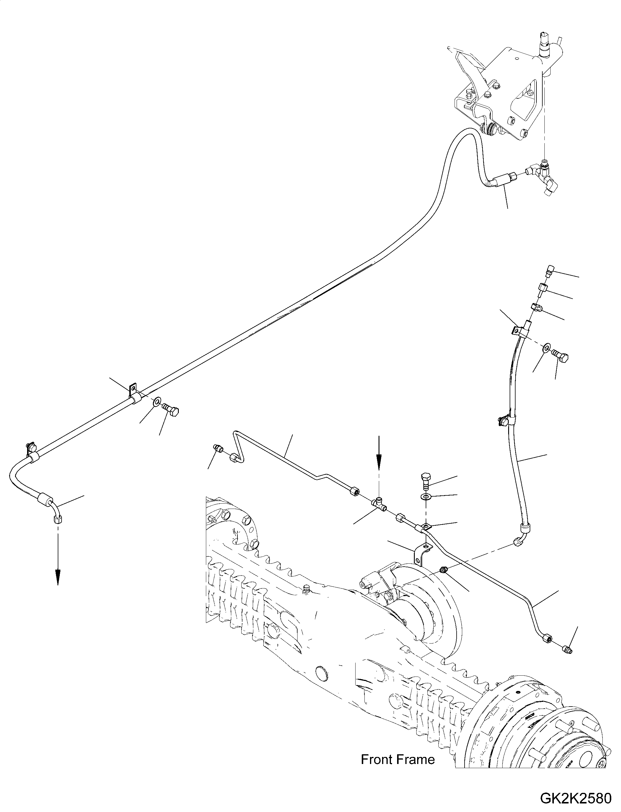 Шланг 42U-43-27280 KOMATSU