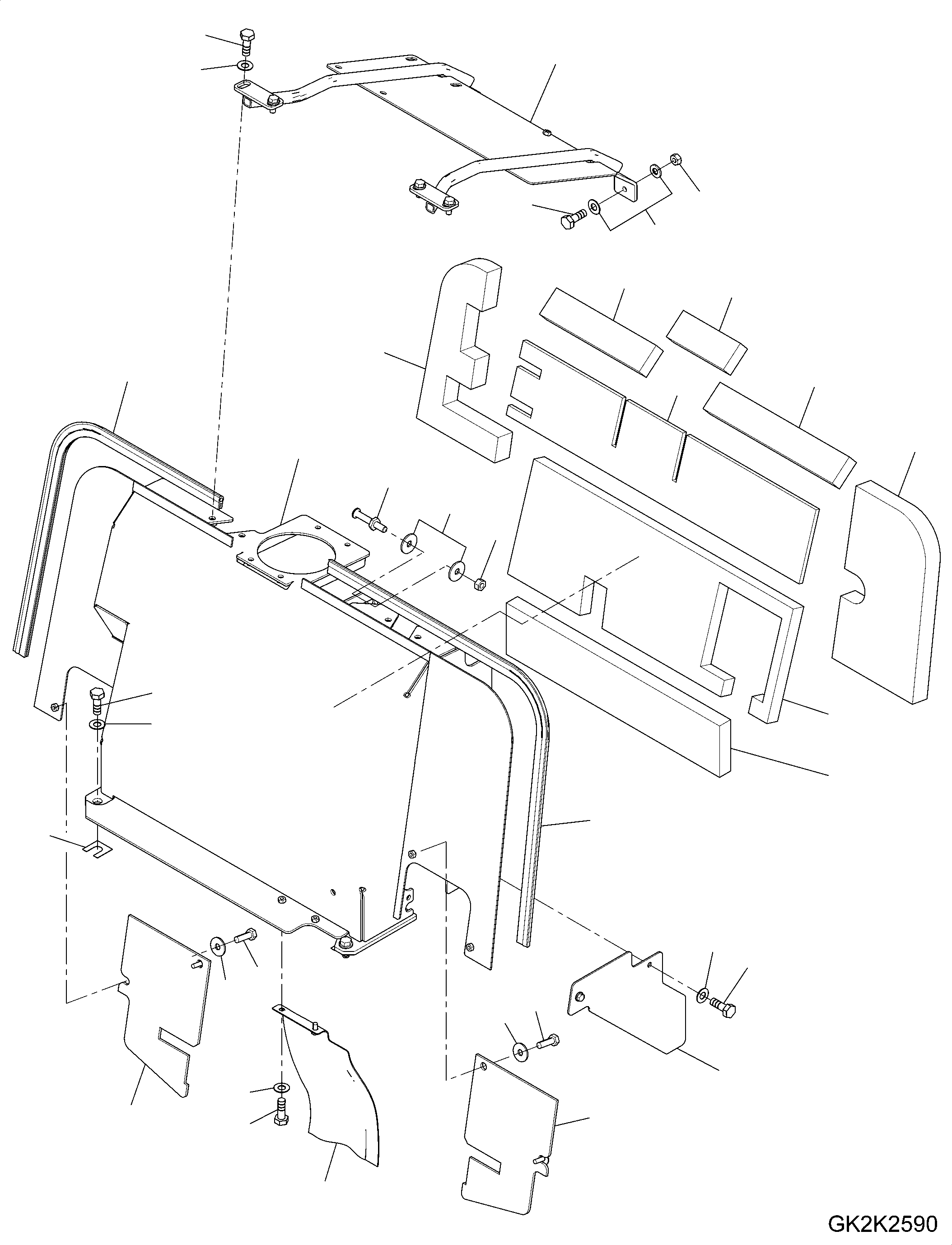 Mat, Noise Isolation 42U-54-41201 KOMATSU