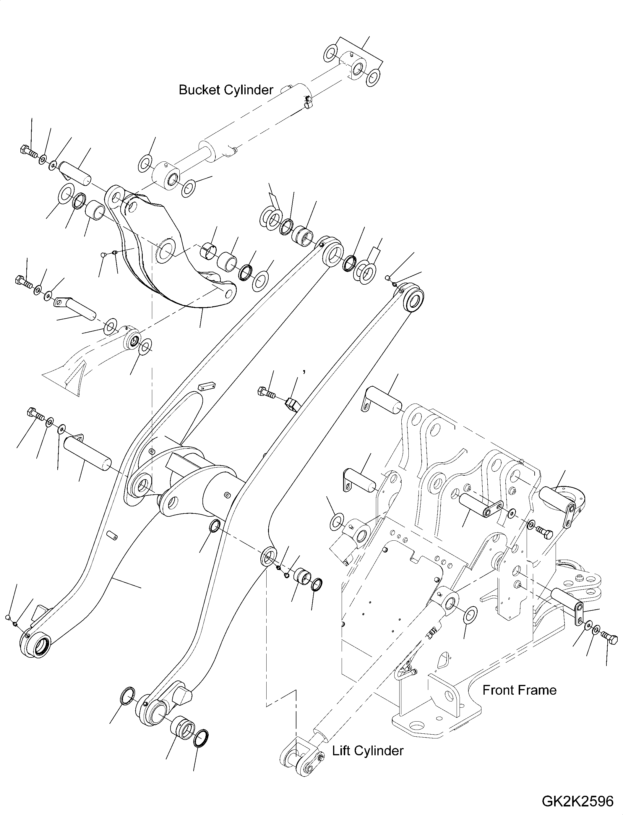 Boom Assembly (42U-70-31050) KOMATSU