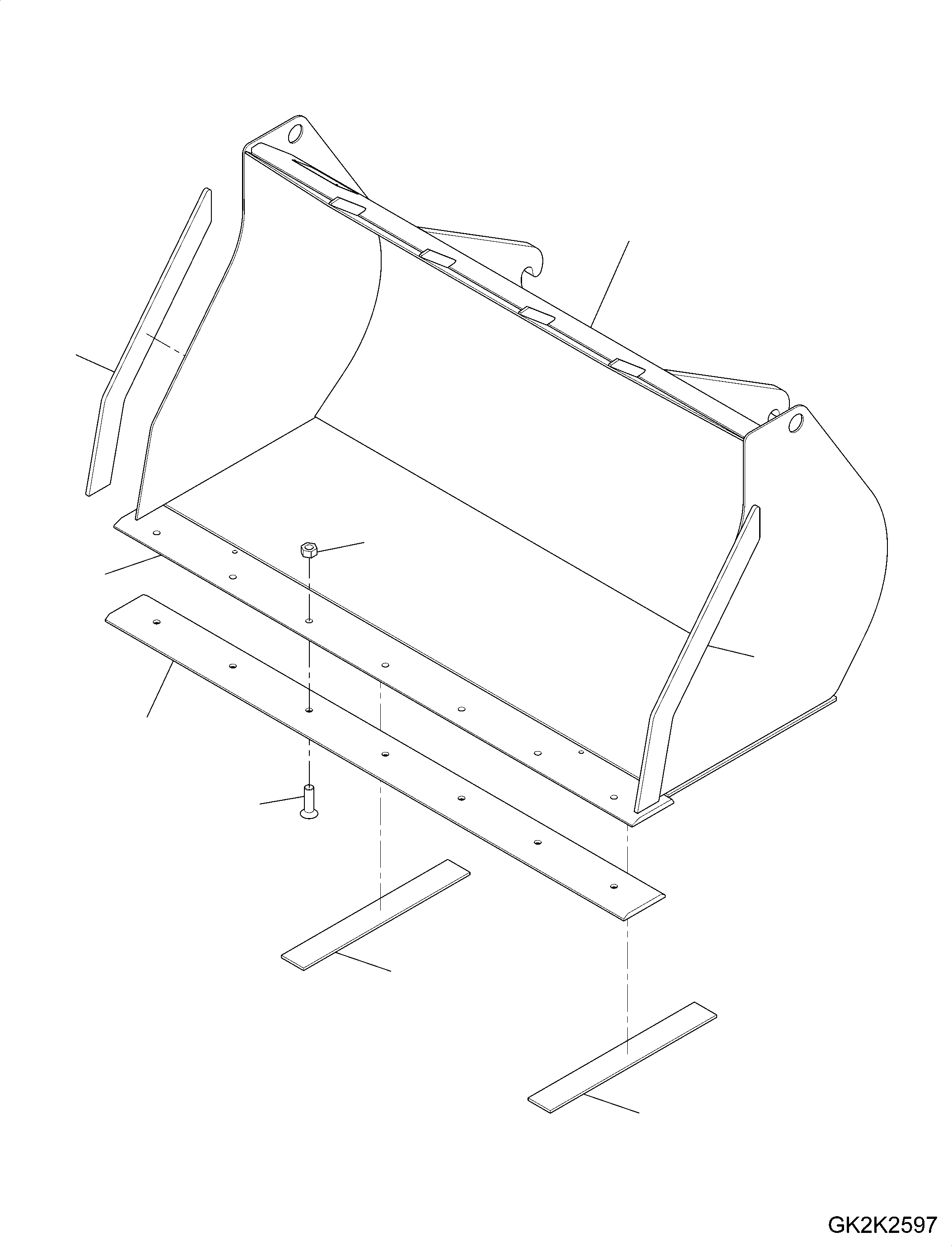 Bucket Assembly (42U-70-22411) KOMATSU