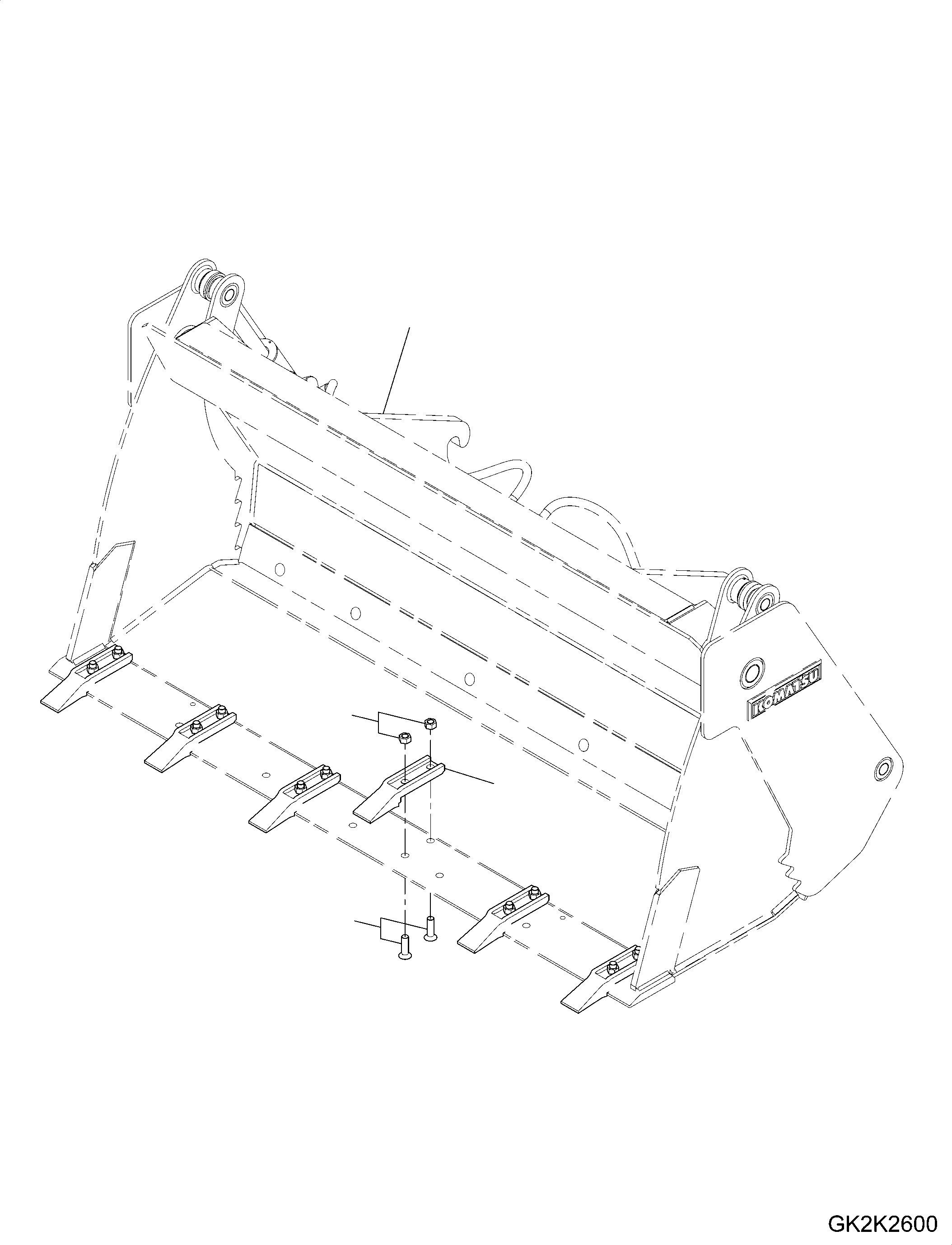 Teeth 42U-70-32890 KOMATSU