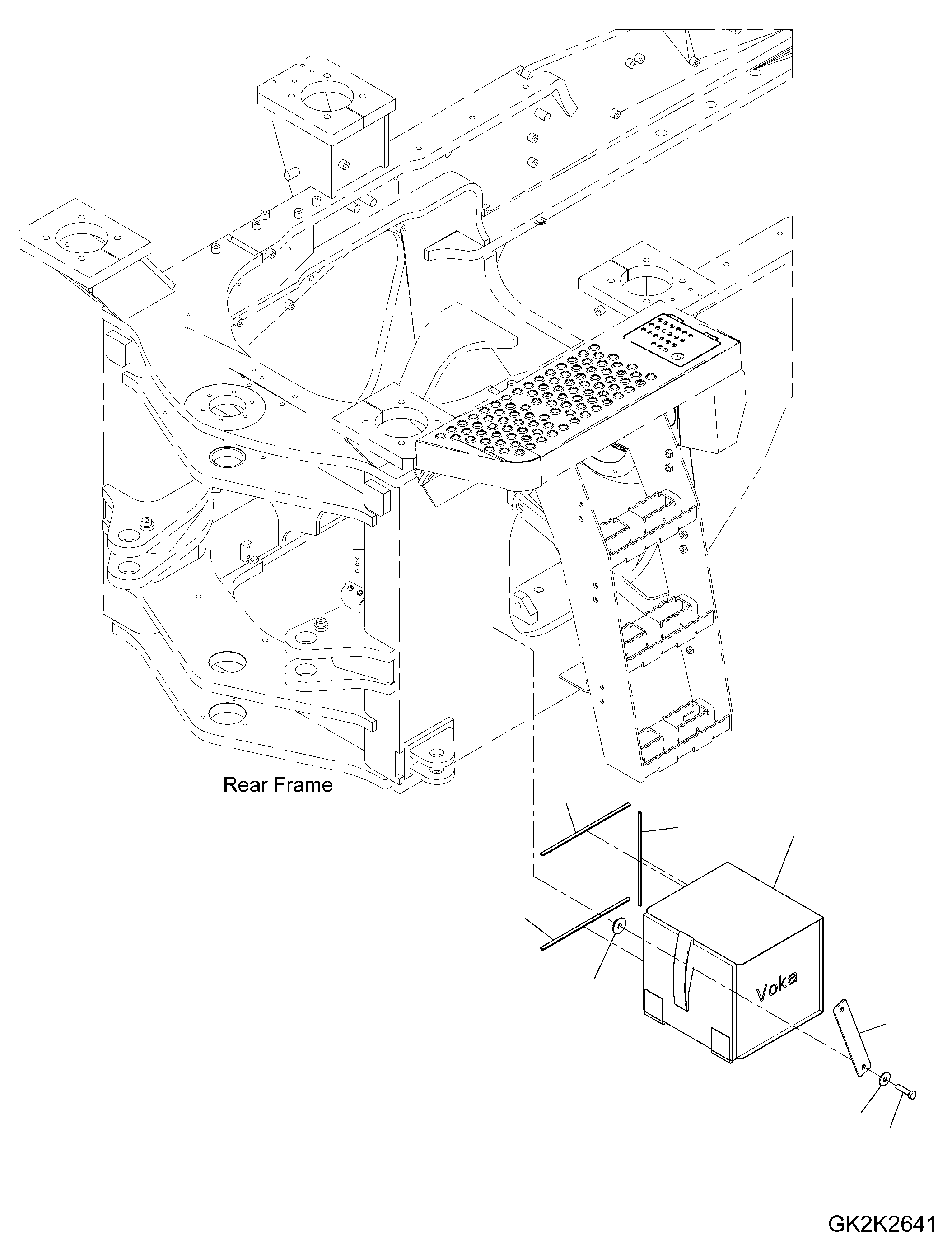Tool Box 423-98-H0220 KOMATSU