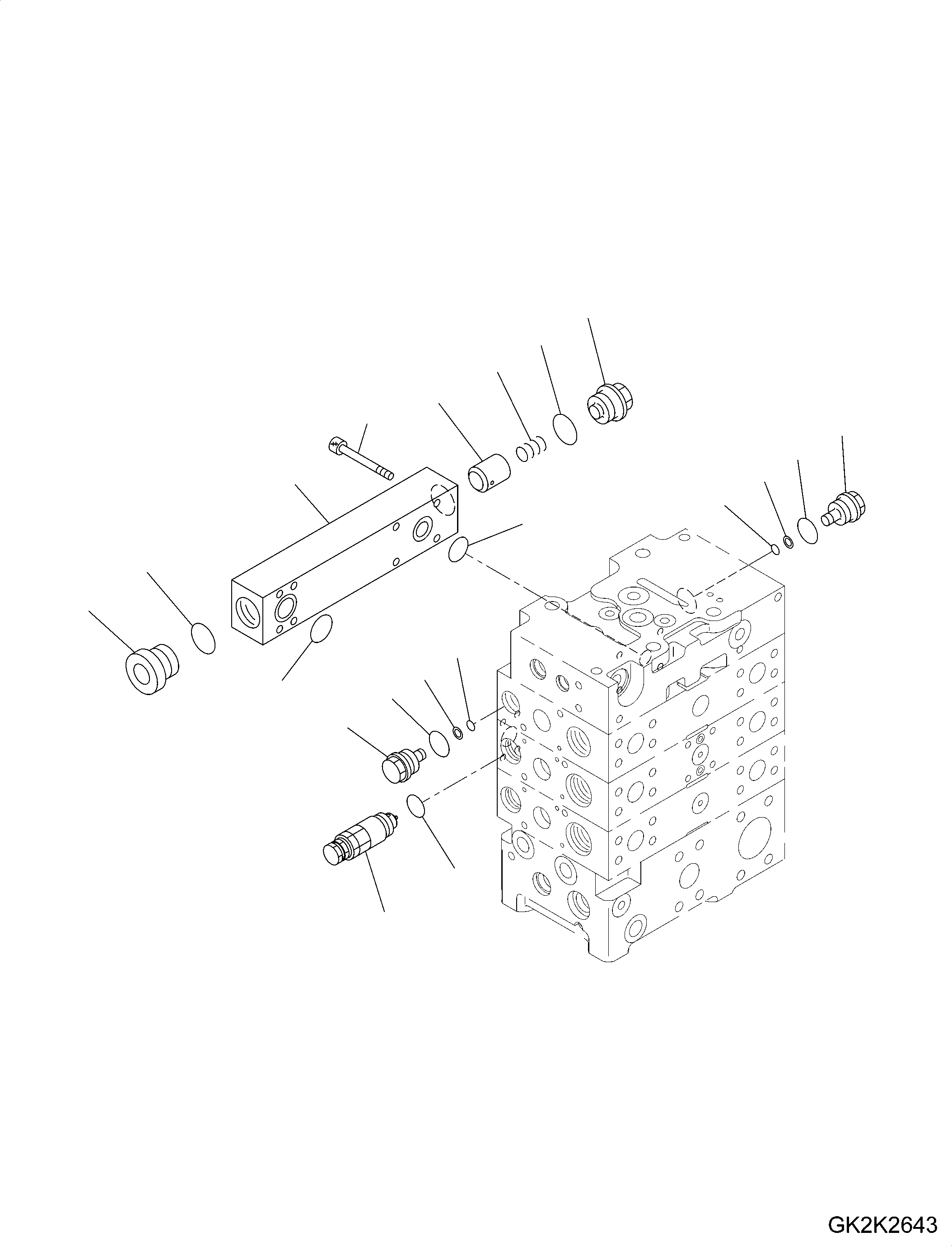 Клапан управления в сборе 723-43-13401 KOMATSU