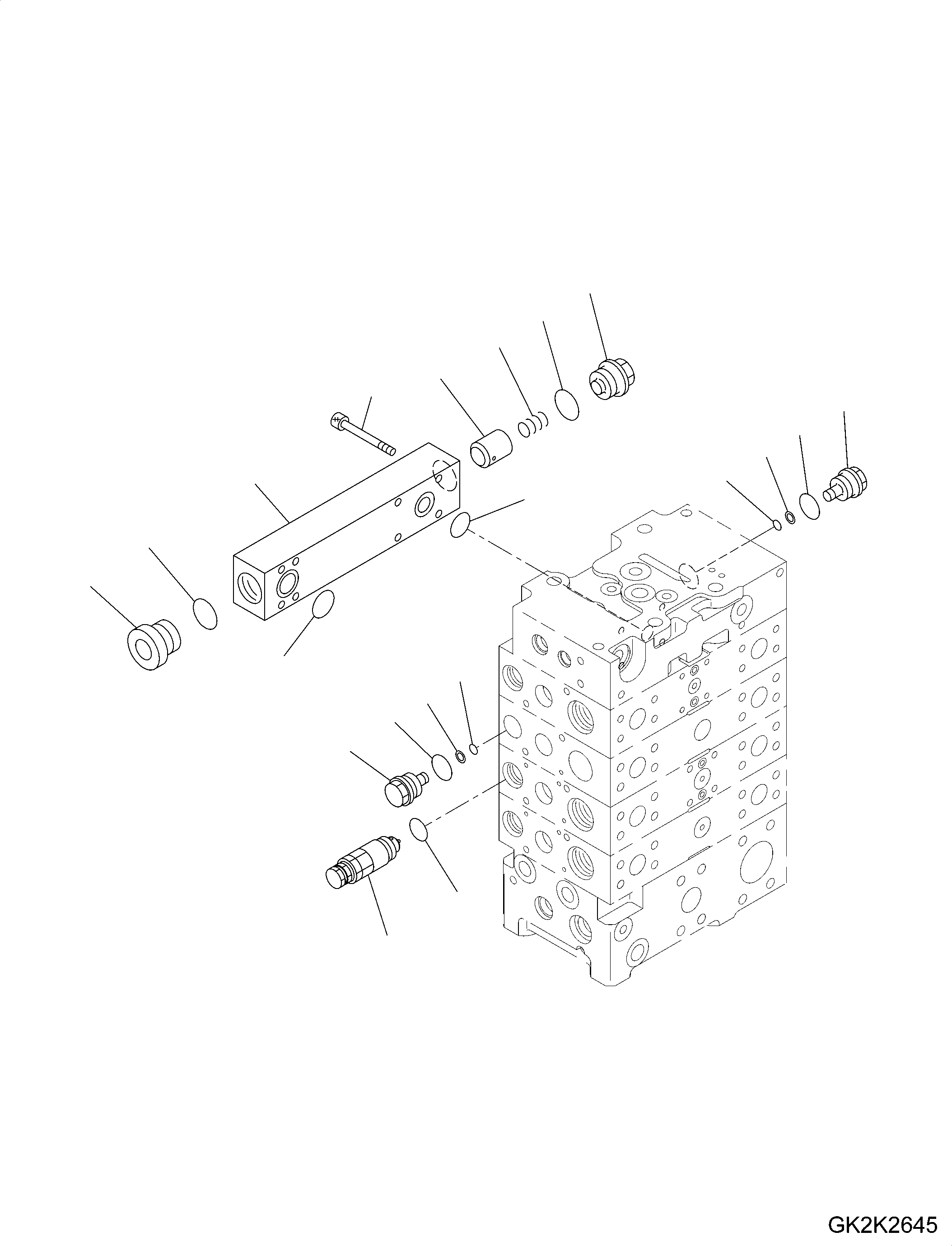 Клапан управления в сборе 723-44-13401 KOMATSU