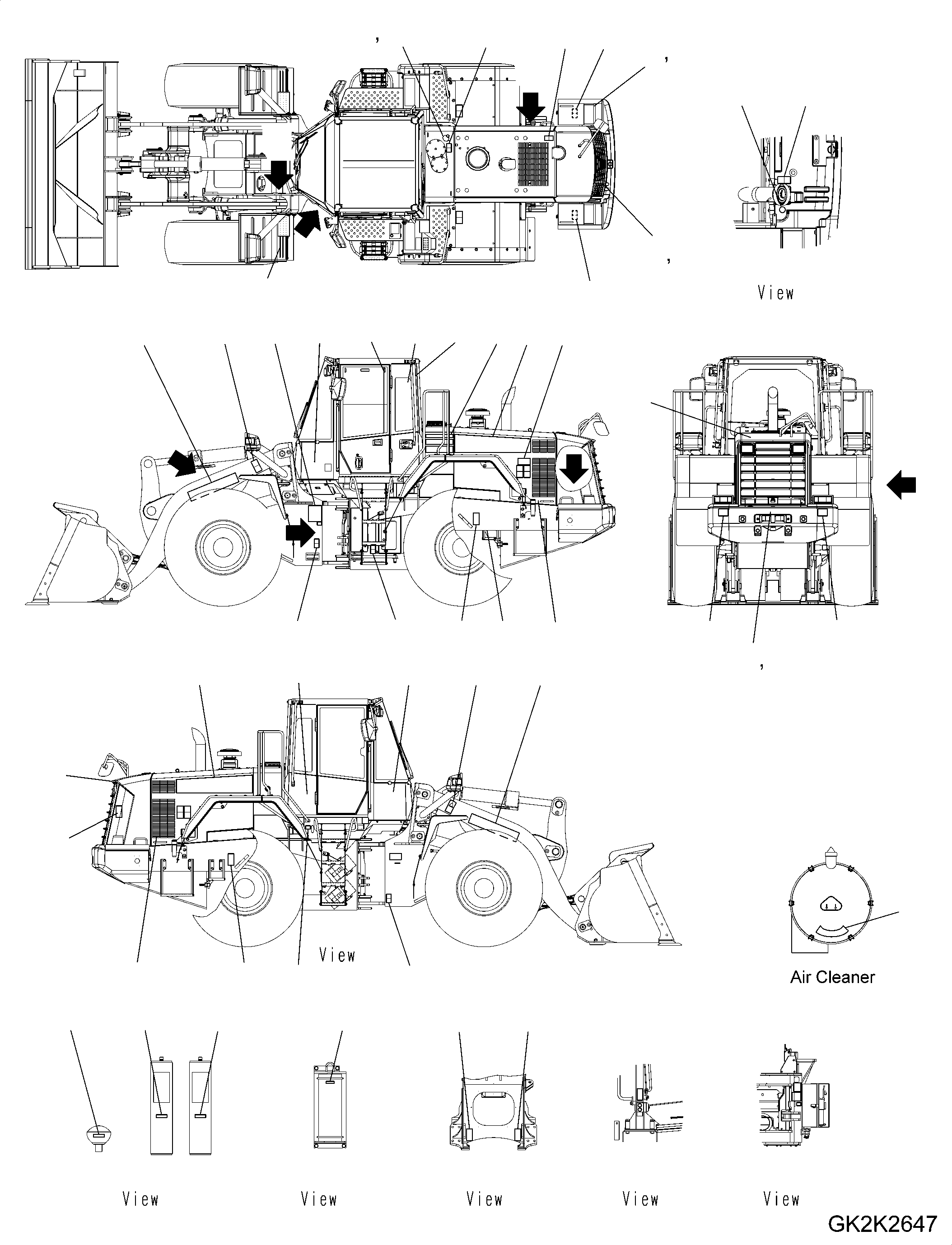 Decal, Lc 421-93-H2181 KOMATSU