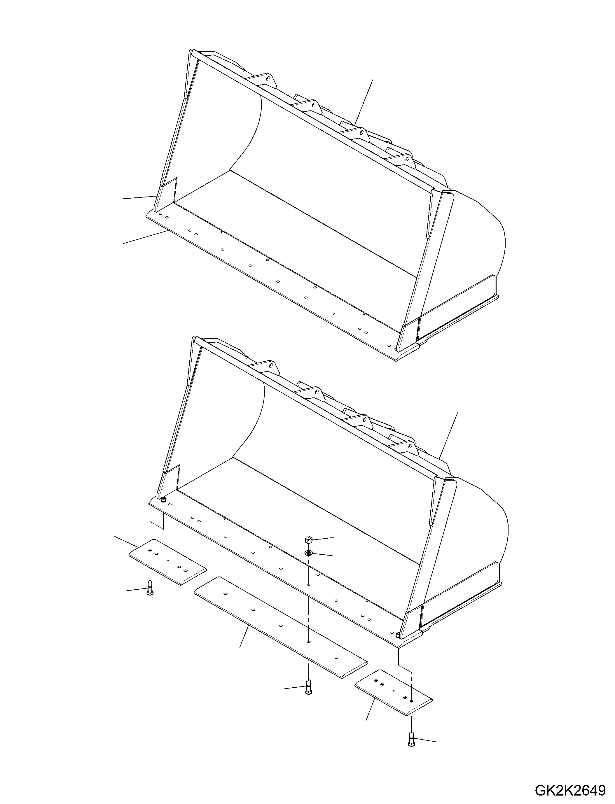 Bucket, 4.75m3 421-73-H2F50 KOMATSU
