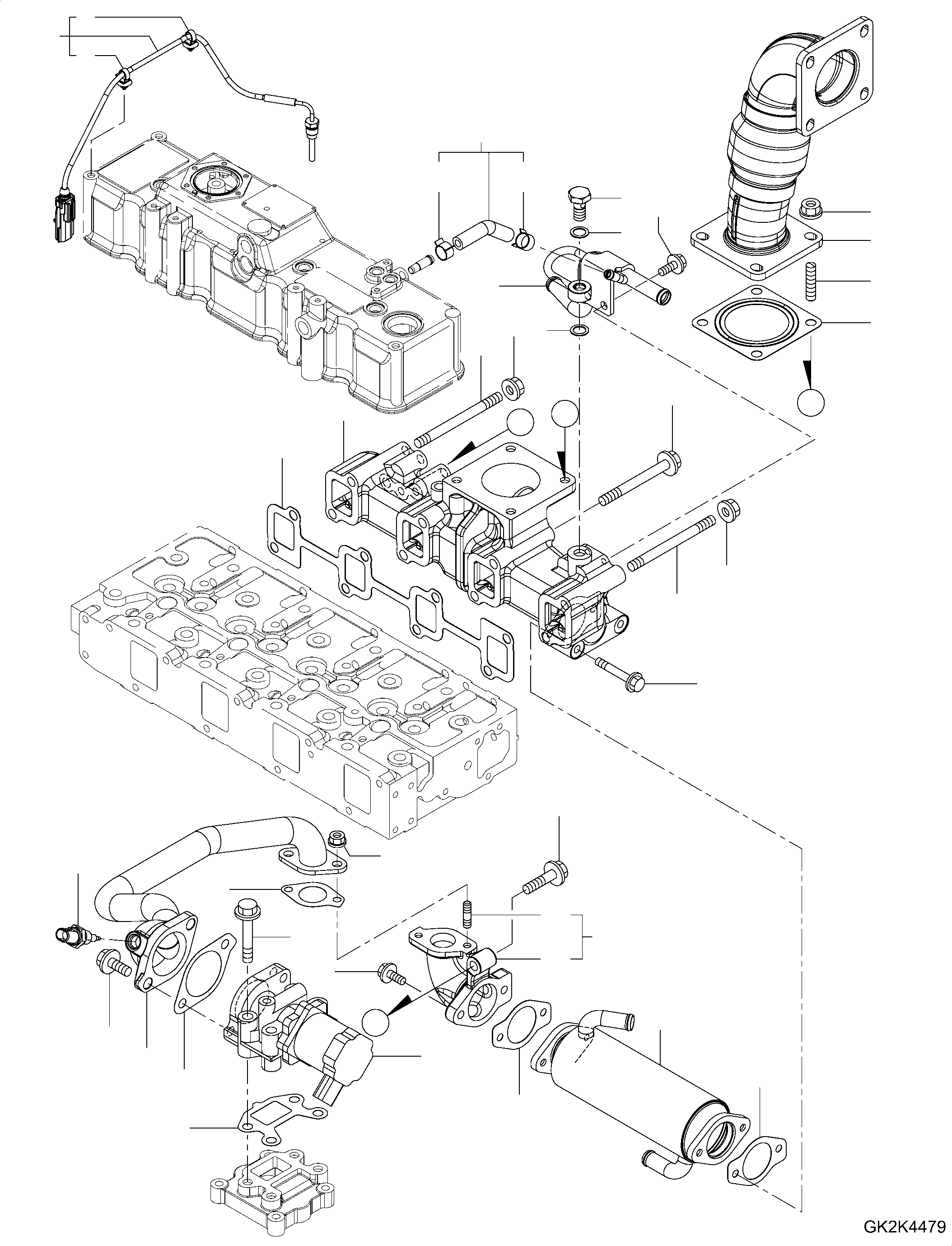 HOSE, ASSEMBLY YM129E00-13360 KOMATSU