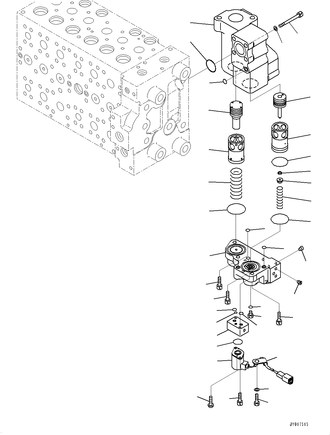 Клапан в сборе 723-40-87700 KOMATSU