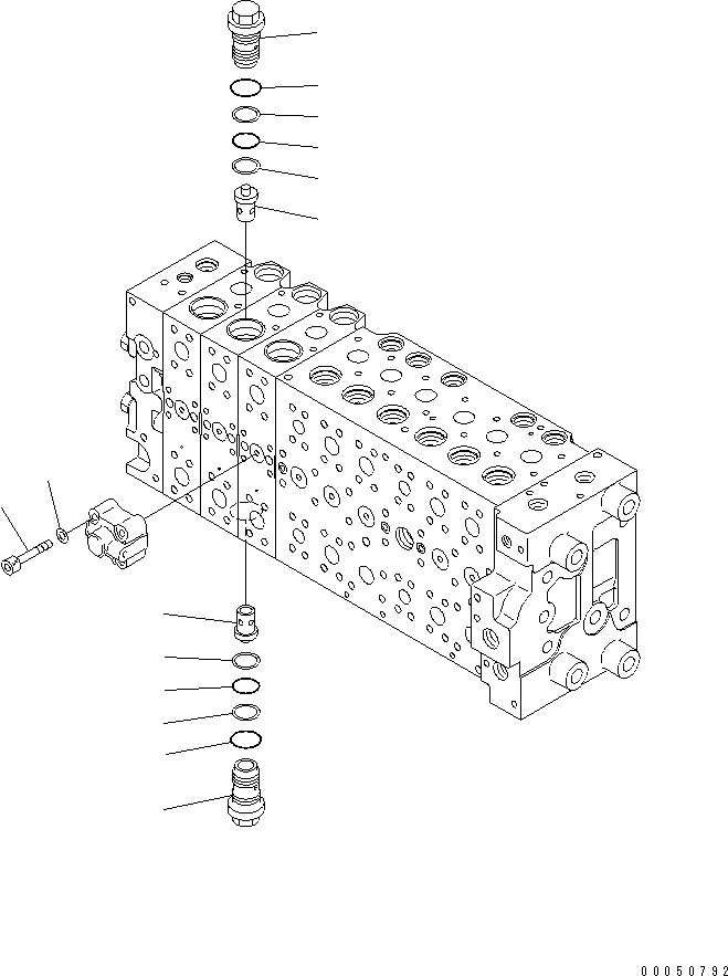 Клапан в сборе 723-40-40100 KOMATSU