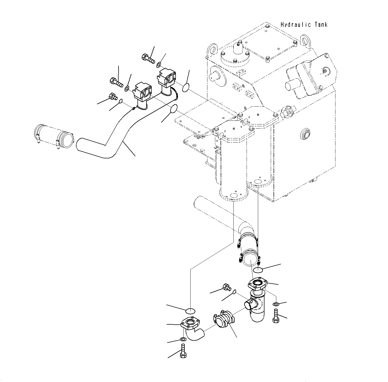 Трубка 561-61-81360 KOMATSU