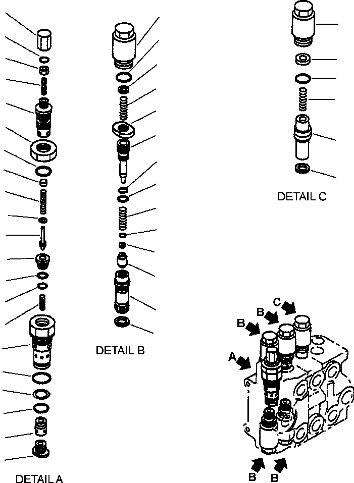 клапан в сборе, всасывающий 700-81-84000 KOMATSU