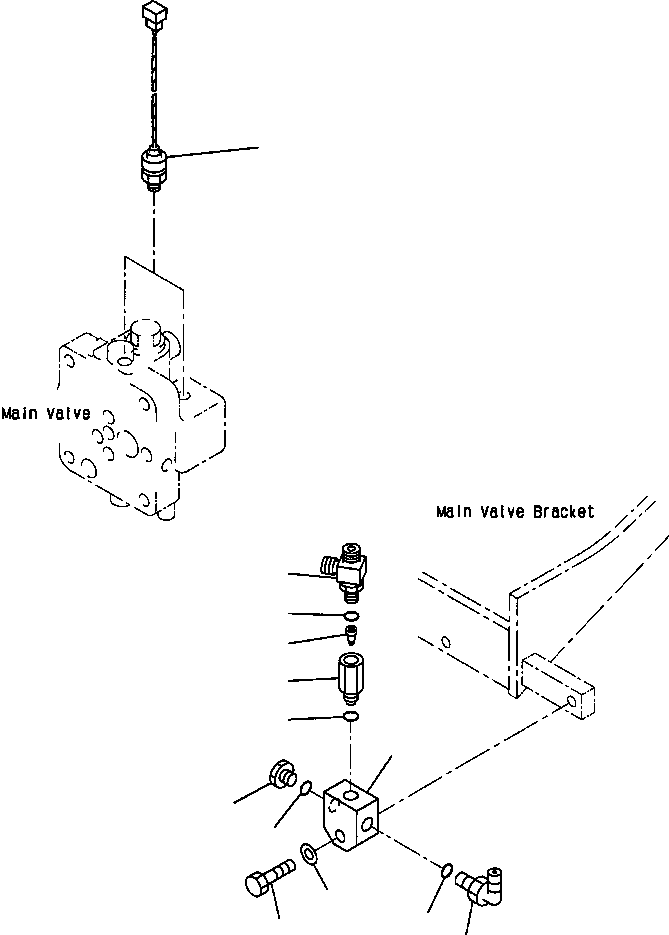 Запорный элемент клапана 207-62-61690 KOMATSU