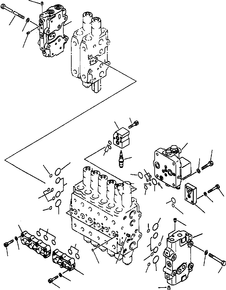 Управляющий клапан 723-48-16101 KOMATSU