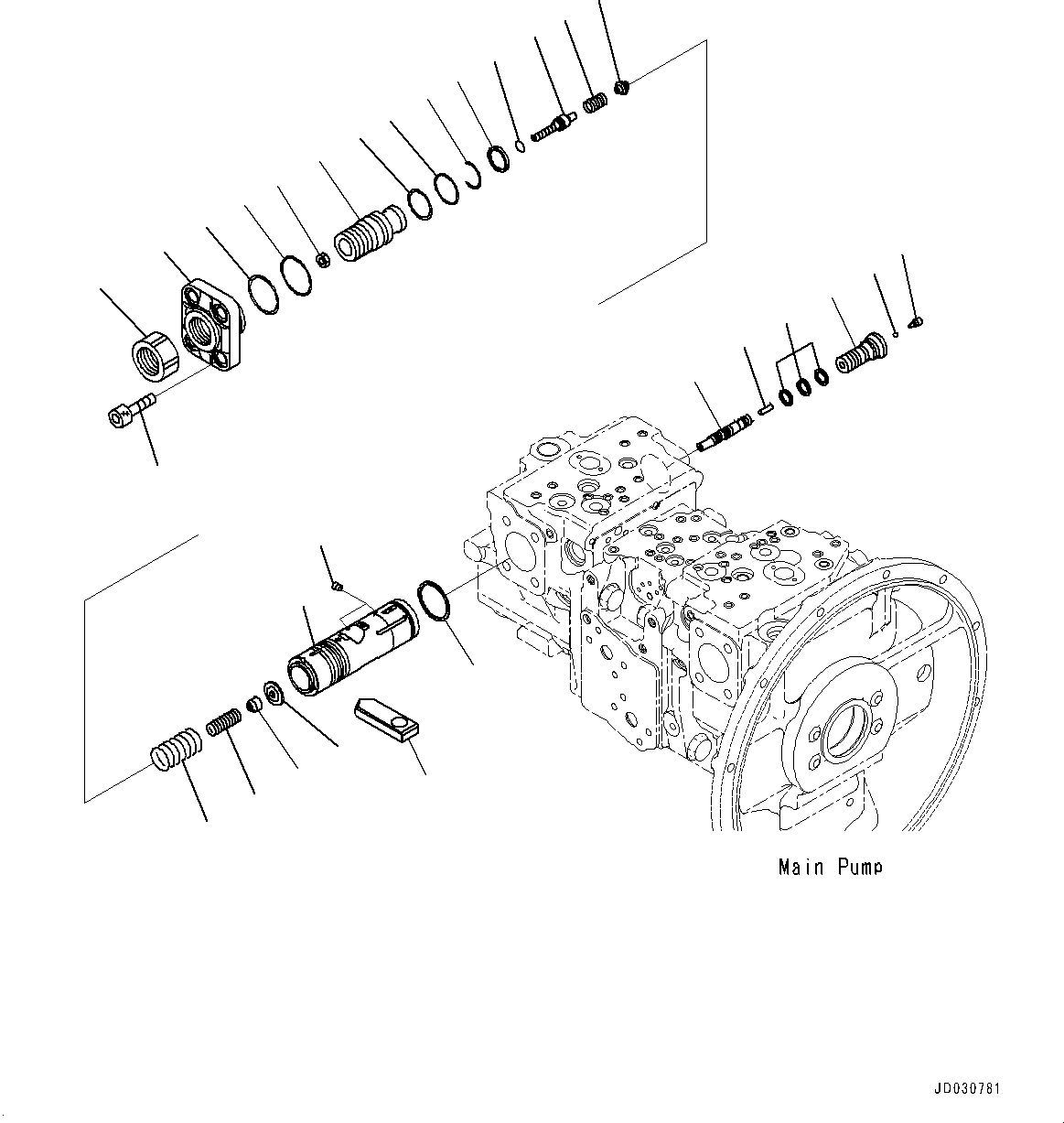 Уплотнительное кольцо круглого сечения 07000-B3044 KOMATSU