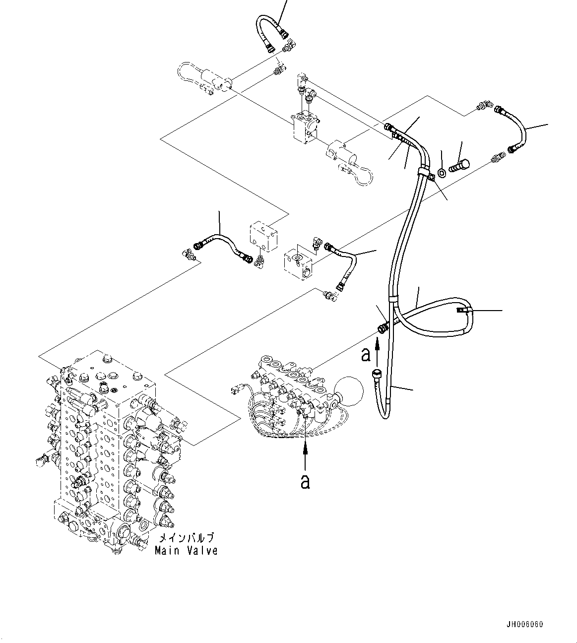 Шланг с торцевым уплотнением 02760-002A2 KOMATSU