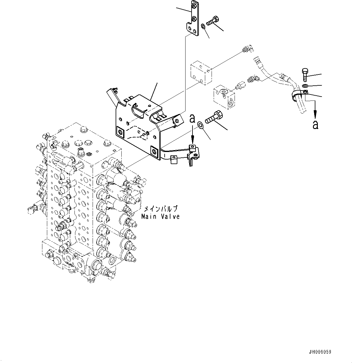 Шланг в сборе 207-62-45870 KOMATSU
