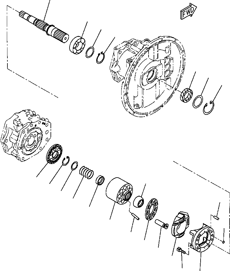 CRADLE 708-2H-23850 KOMATSU