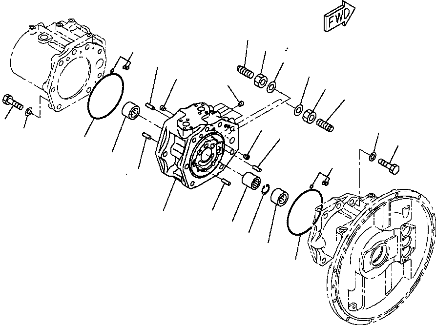 Муфта 708-2H-22140 KOMATSU