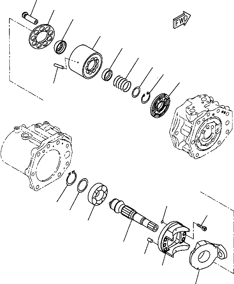 Клапанная плита 708-2H-23240 KOMATSU