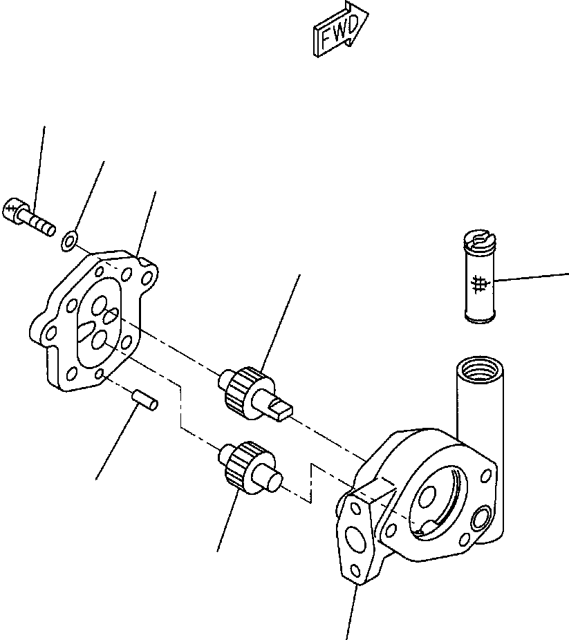 GEAR PUMP ASS'Y 704-24-26430 KOMATSU