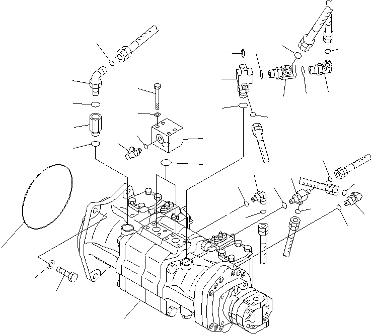 Насос в сборе 708-2L-00690 KOMATSU