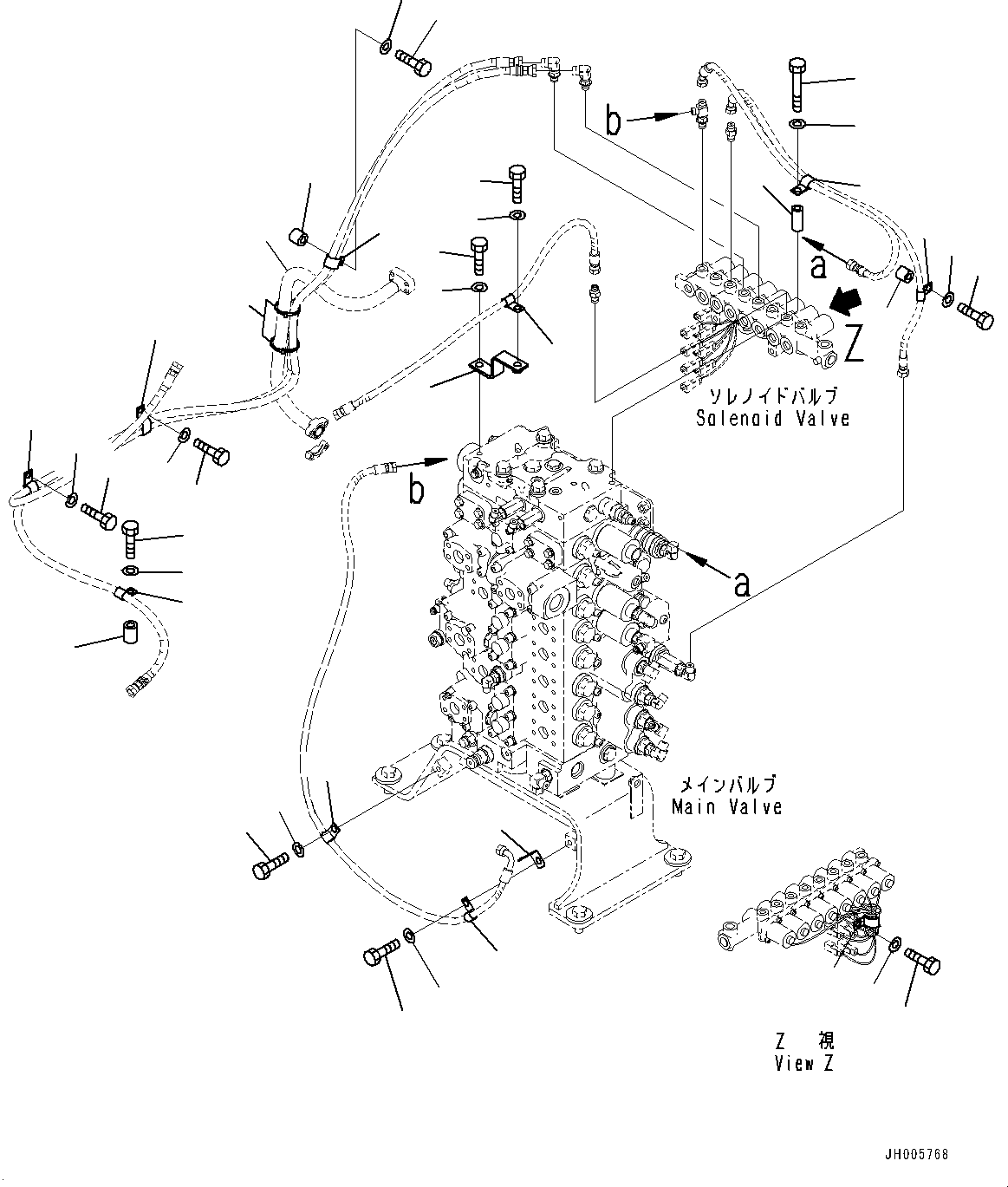 Трубка (207-62-72790) KOMATSU