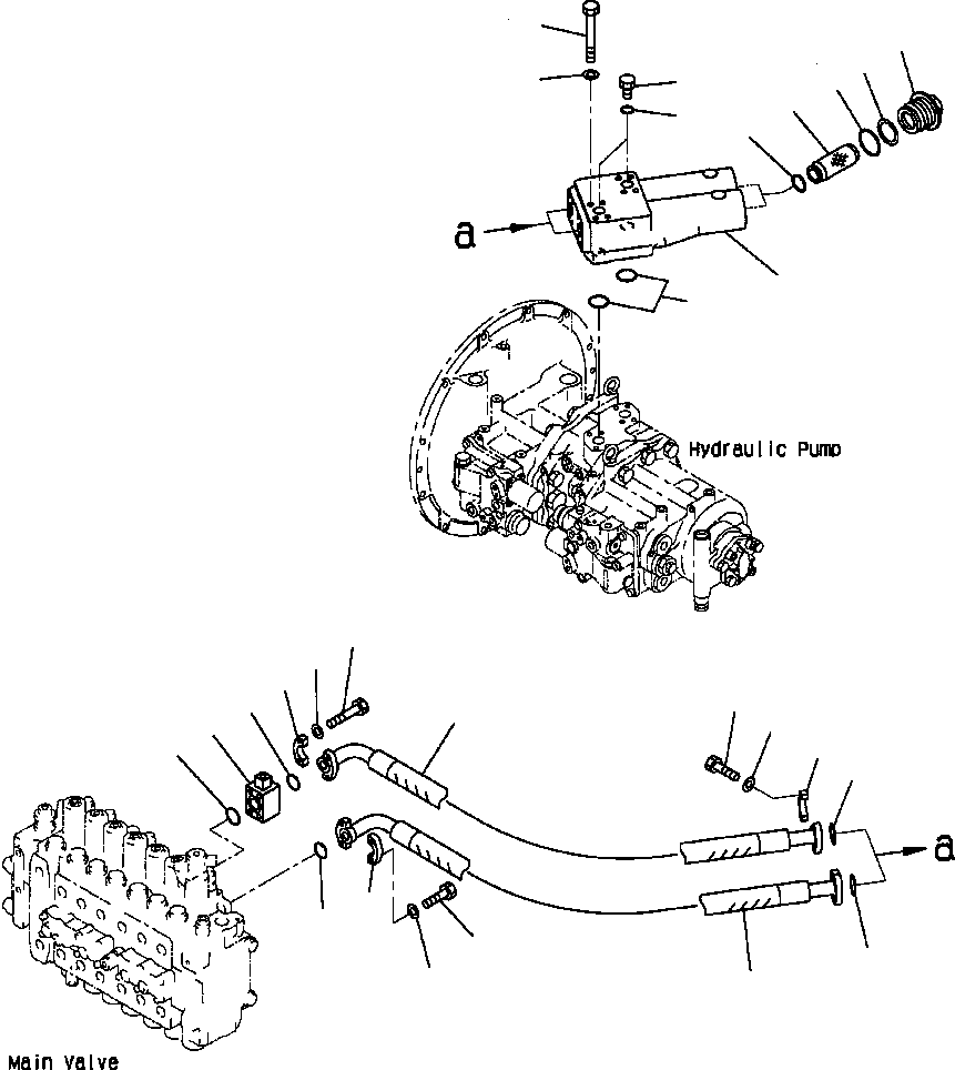 Блок 207-62-61550 KOMATSU
