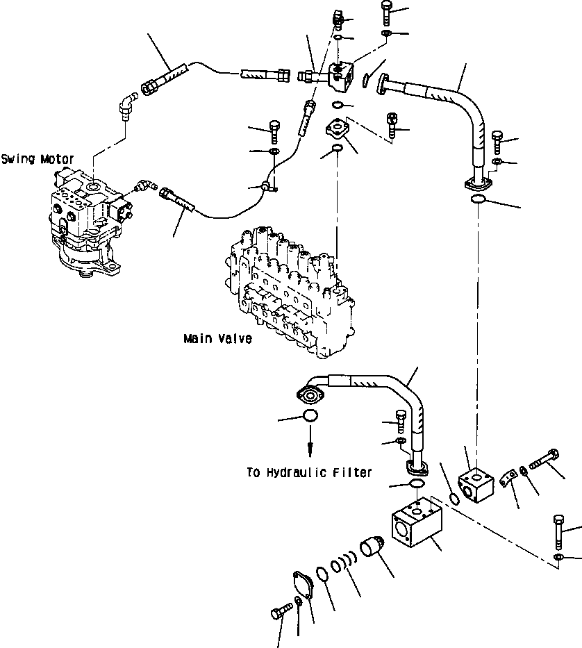 Блок 207-62-61740 KOMATSU