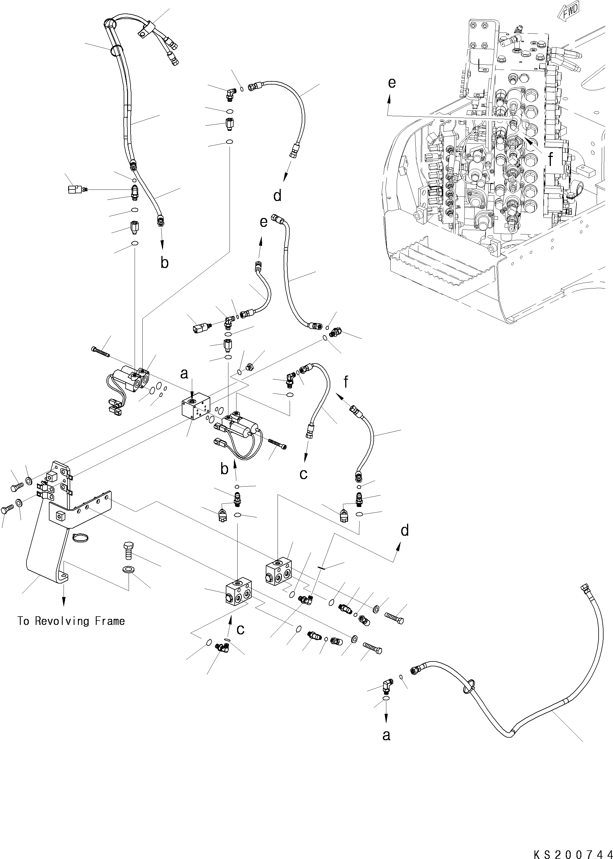 Шланг 02740-00203 KOMATSU