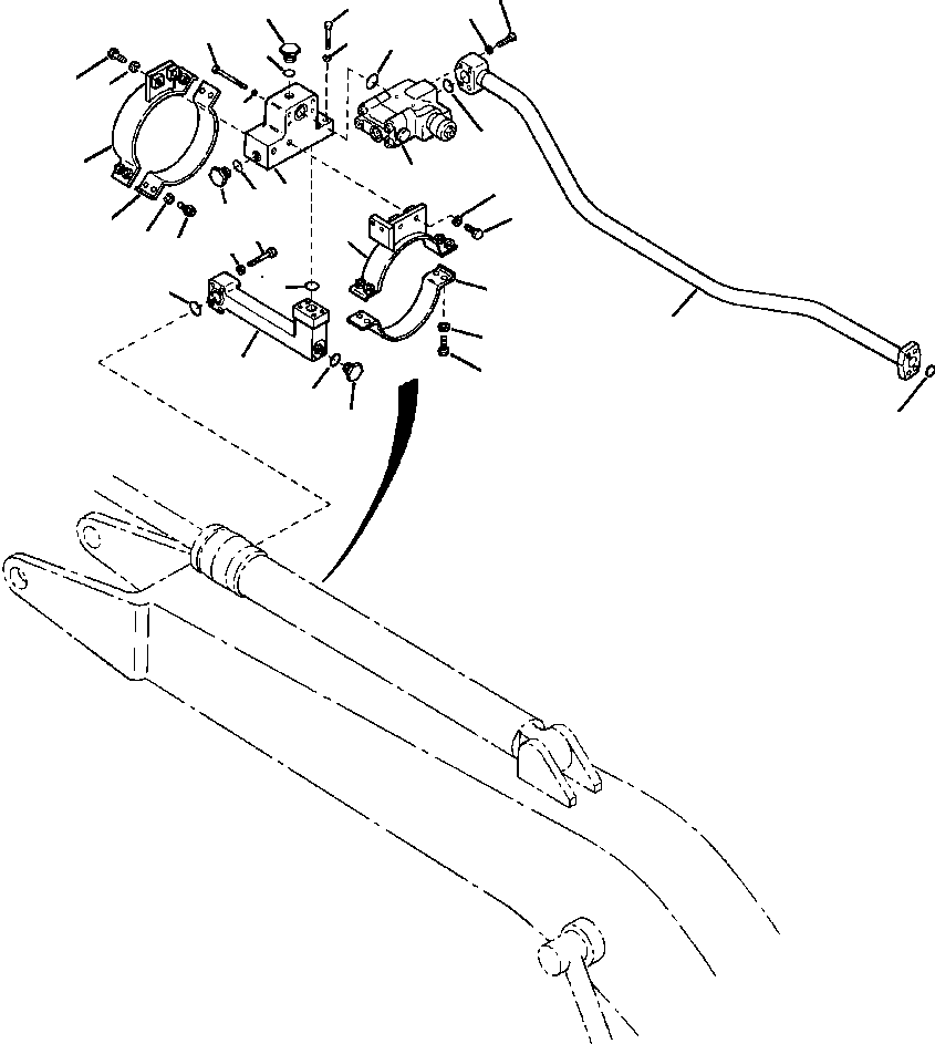 Кронштейн 207-62-54971 KOMATSU