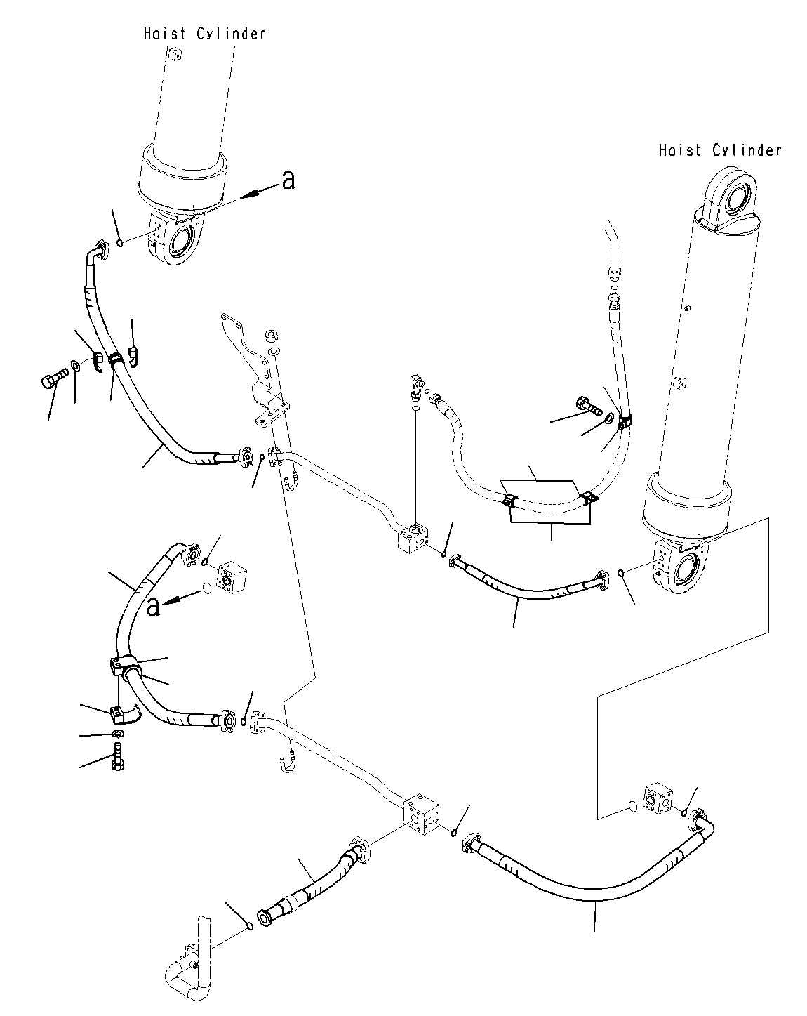 Шланг фланцевого типа 07088-406A8 KOMATSU
