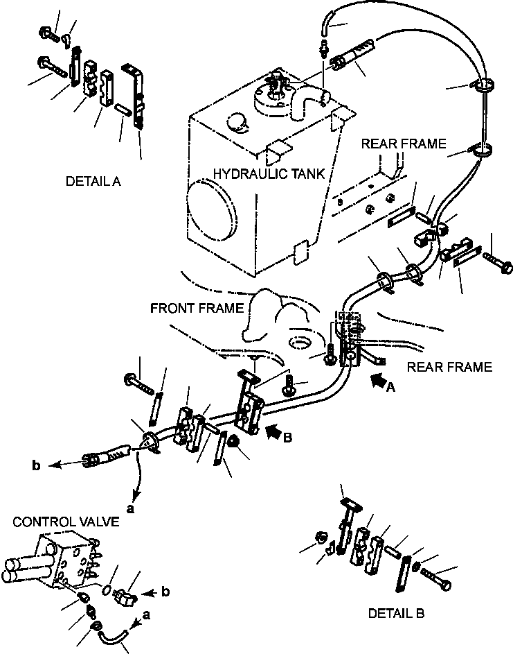 Шланг 07261-20927 KOMATSU