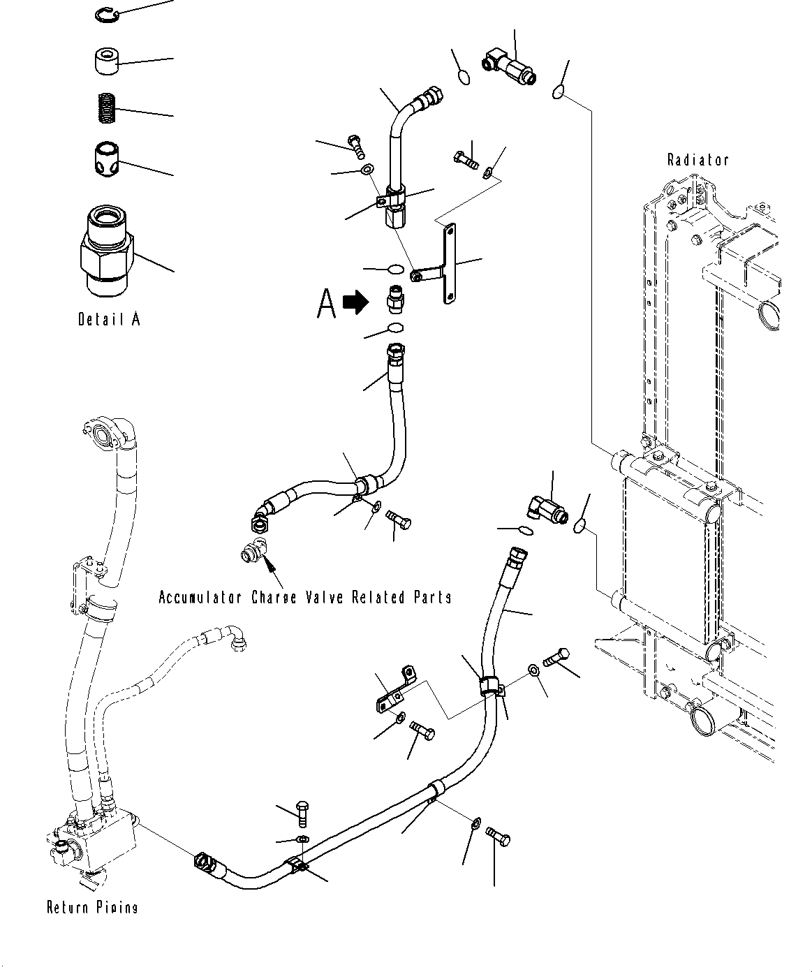 Соединительный штуцер 22K-60-22210 KOMATSU