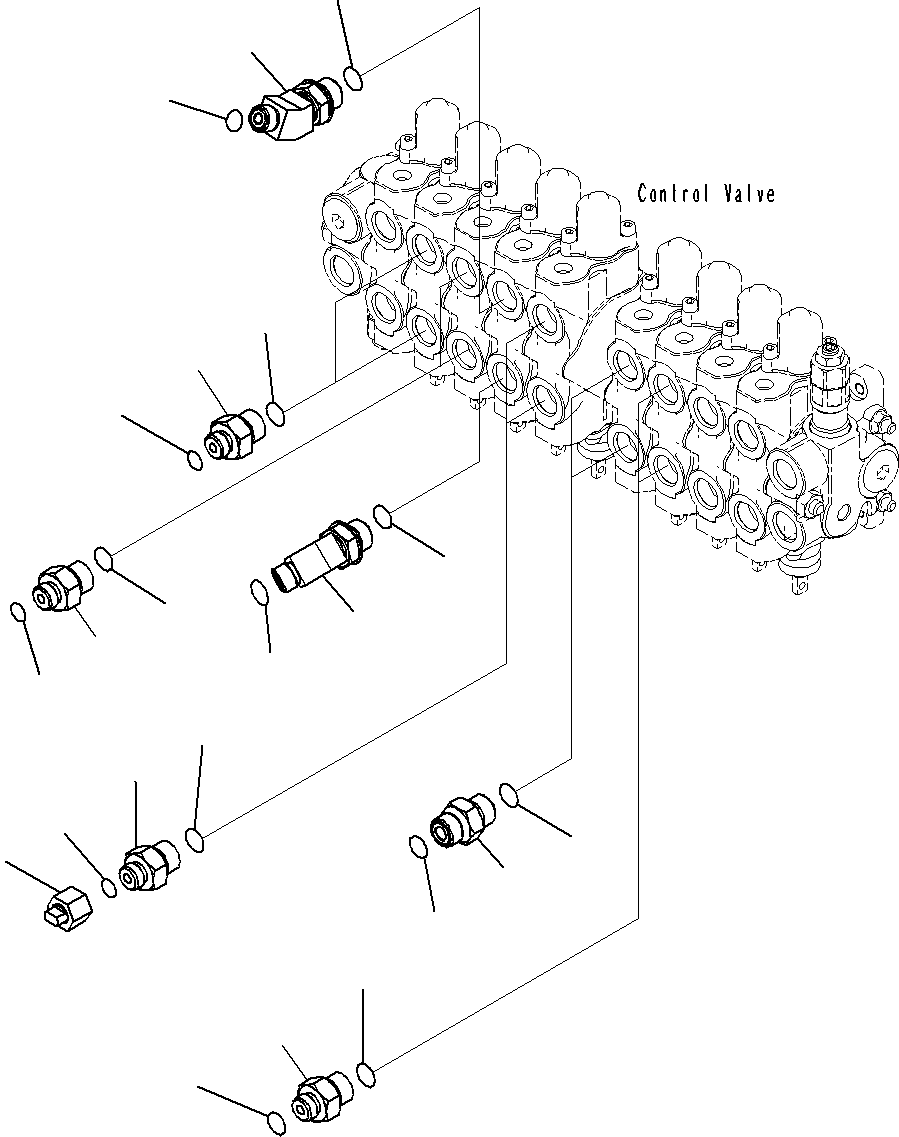 Соединительный штуцер 419-62-31480 KOMATSU