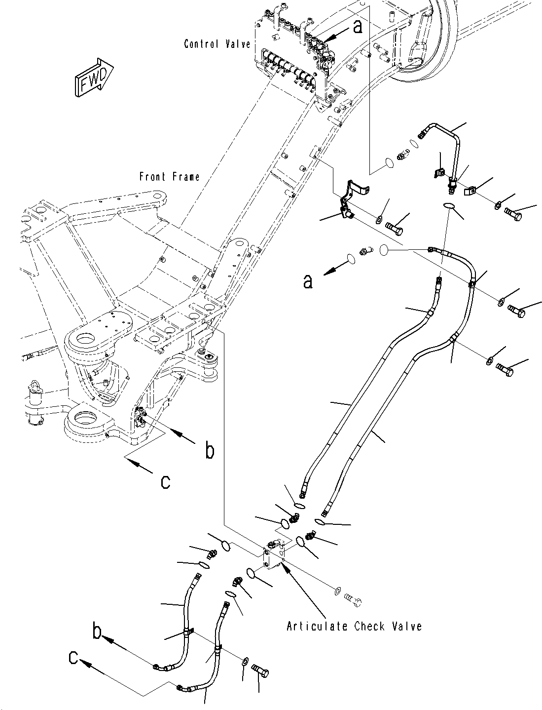 Шланг 23H-60-15841 KOMATSU