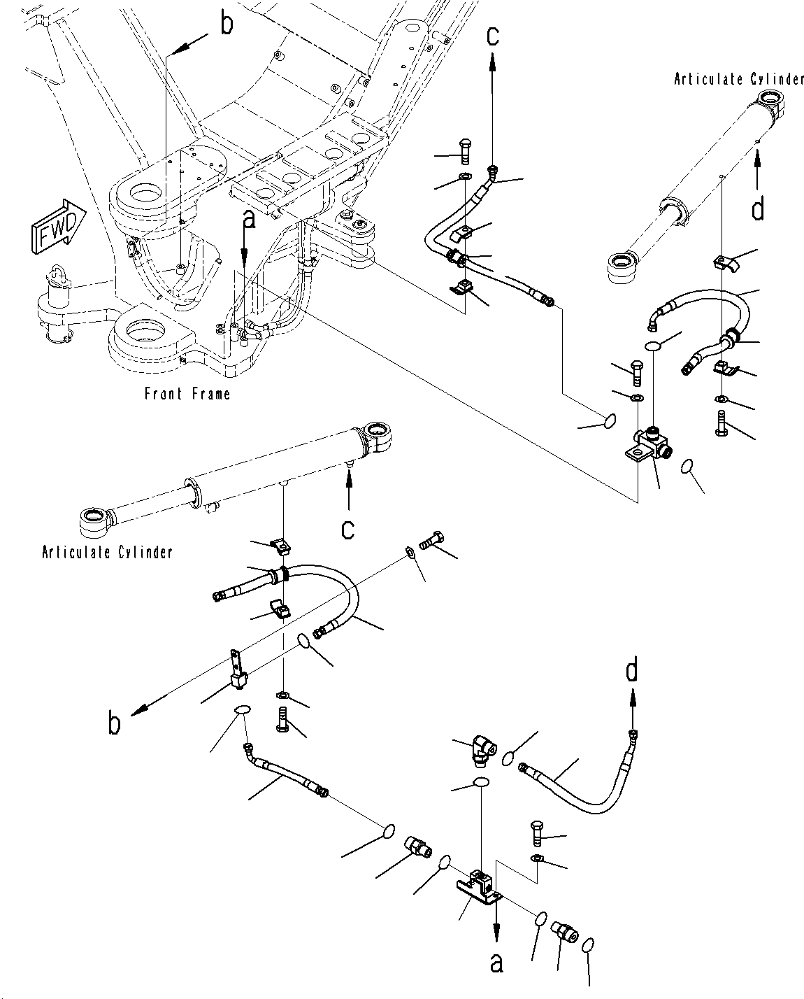 Шланг 23H-60-15880 KOMATSU