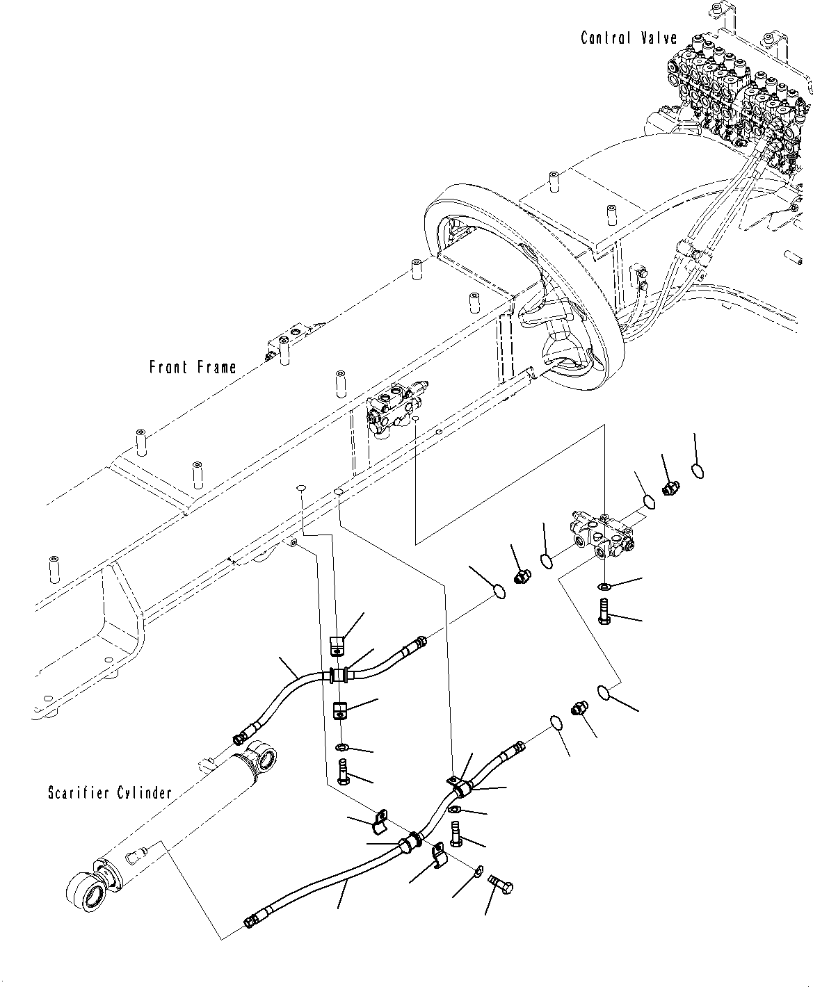 Шланг 23H-60-15950 KOMATSU