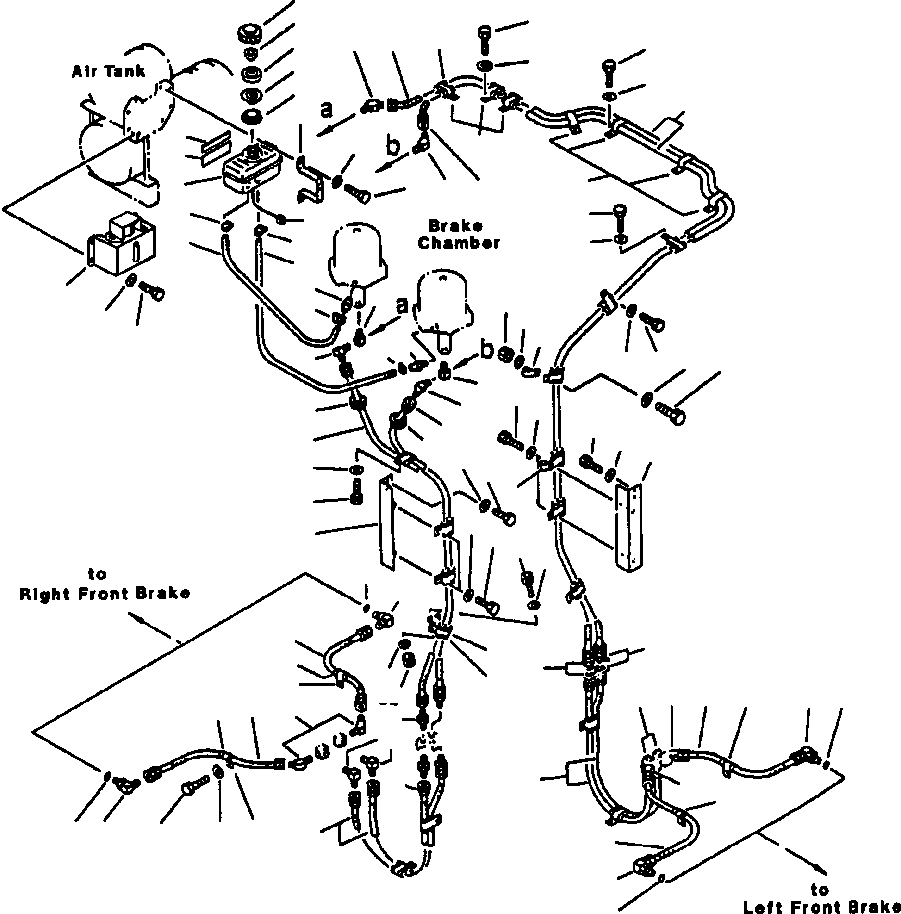 Шланг с коническим уплотнением 07121-00322 KOMATSU