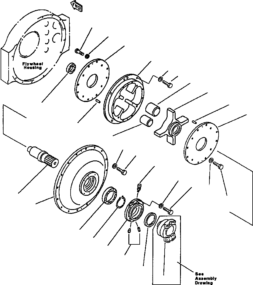 Муфта 561-01-62711 KOMATSU