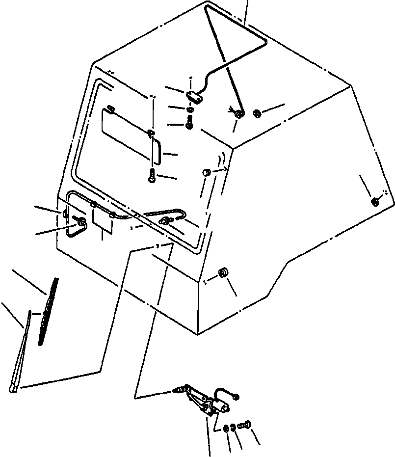 Мотор стеклоочистителя 431-54-13650 KOMATSU