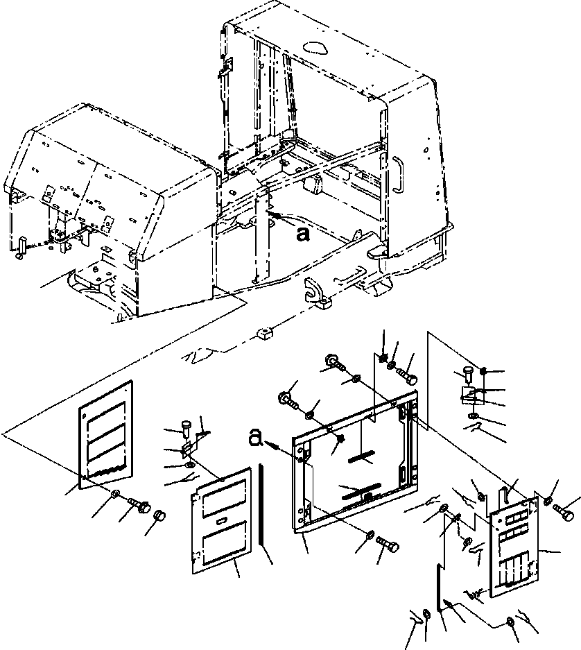 DOOR, LEFT 427-54-A1130 KOMATSU