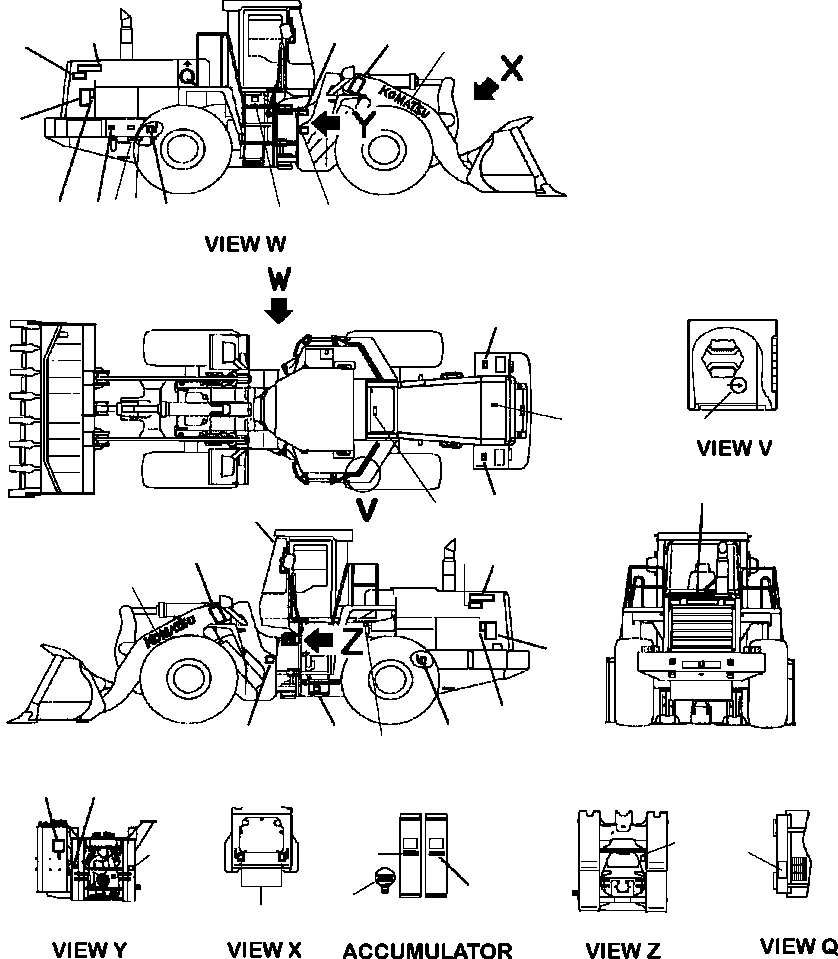 PLATE, I.D. 09602-10040 KOMATSU