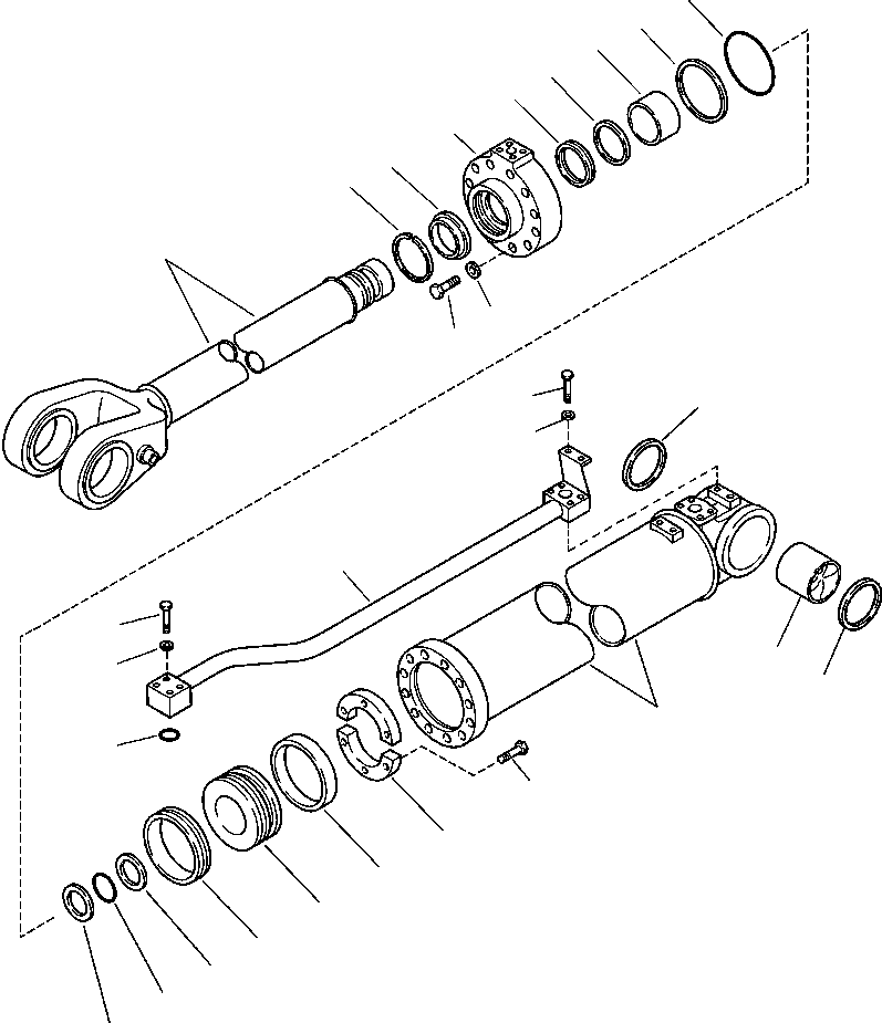 Трубка правая 425-62-23660 KOMATSU