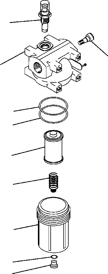 FILTER, HYDRAULIC PC 0 811 KOMATSU