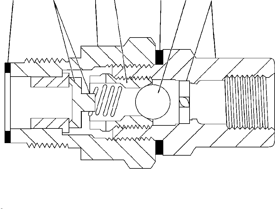 PUMP/CHECK ASSEMBLY BF 3 824 KOMATSU